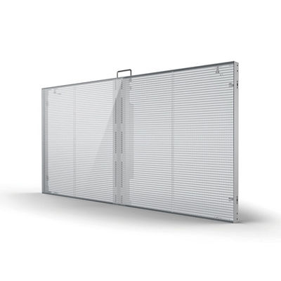1000x500mm des transparenten LED transparente LED Film-Anzeige 3.9mm Schirm-Vorhang-3500 Cd/M2